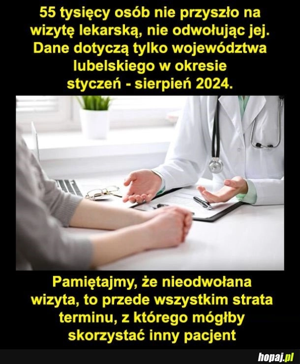 
    Odwołujcie wizyty!