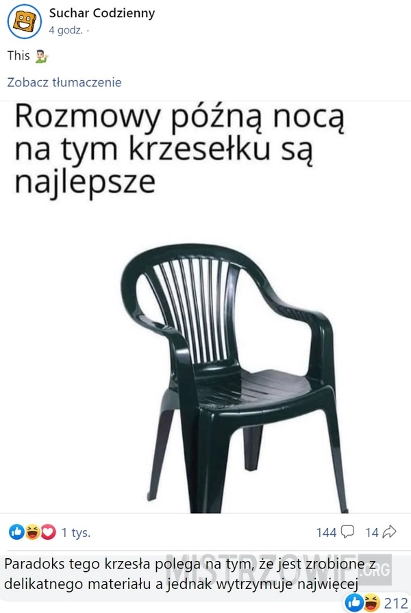 
    Krzesło