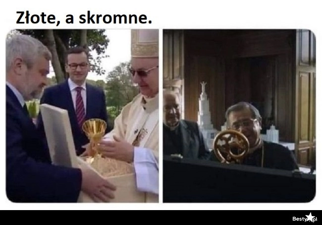 
    Złote, a skromne 