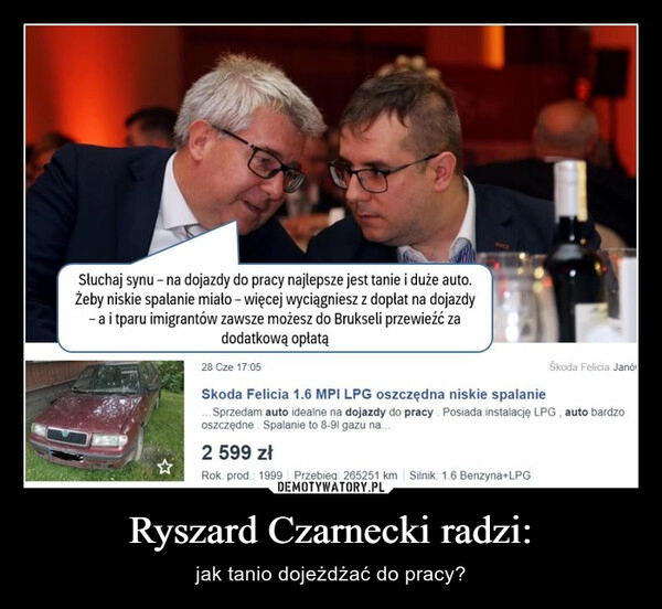 
    Ryszard Czarnecki radzi: