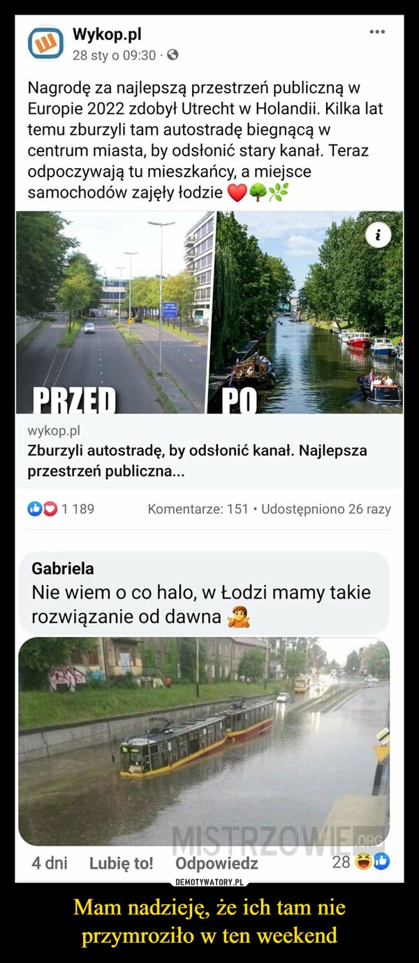 
    Mam nadzieję, że ich tam nie przymroziło w ten weekend