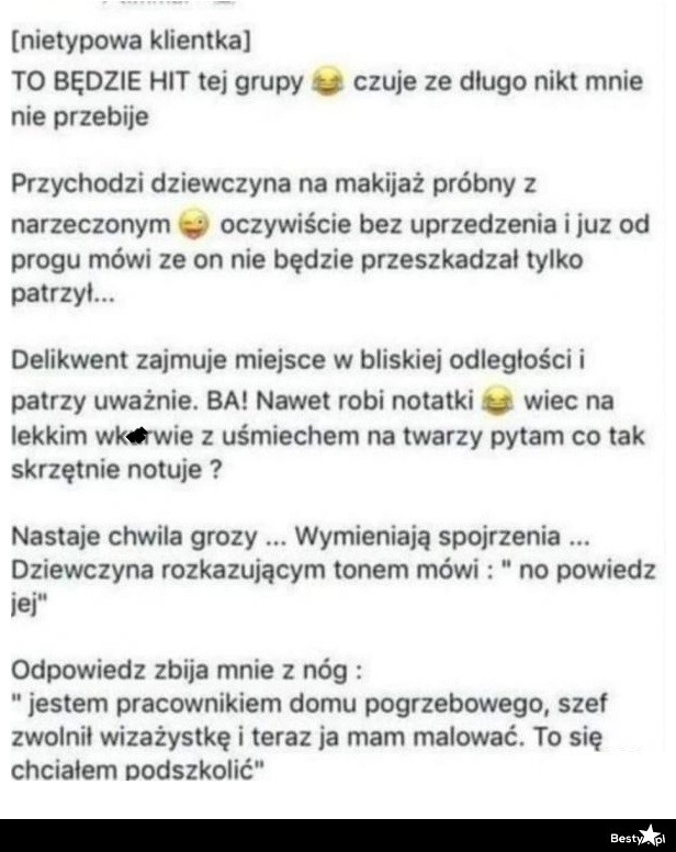 
    Dodatkowe towarzystwo u makijażystki 