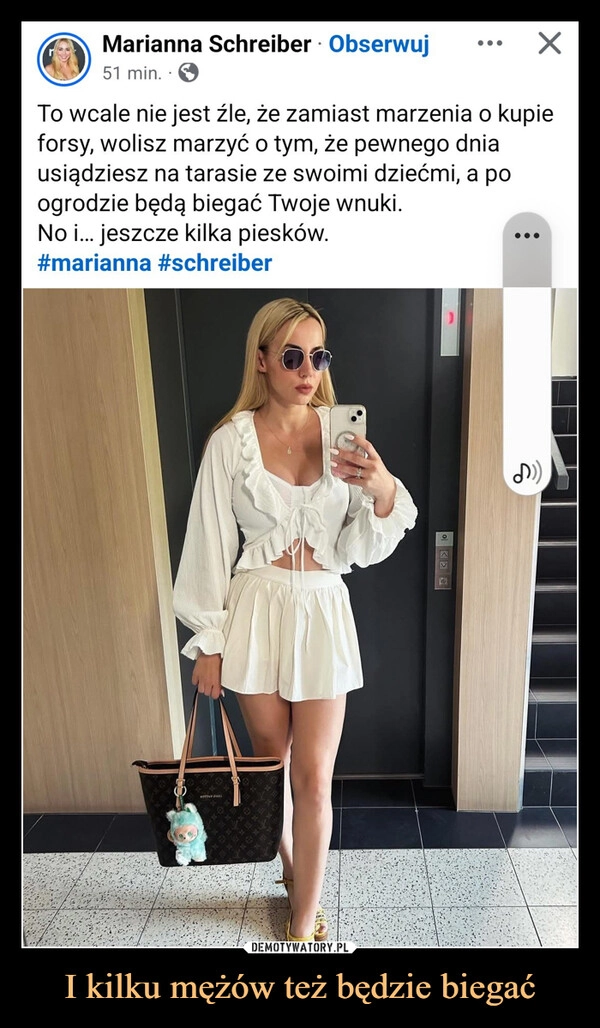
    I kilku mężów też będzie biegać