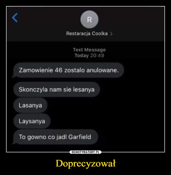 
    Doprecyzował