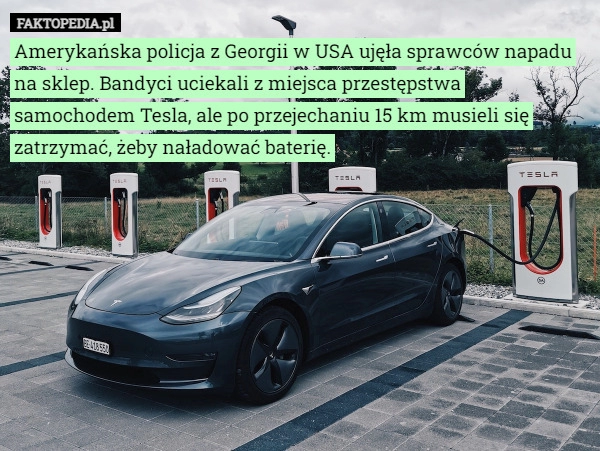 
    Amerykańska policja z Georgii w USA ujęła sprawców napadu na sklep. Bandyci...