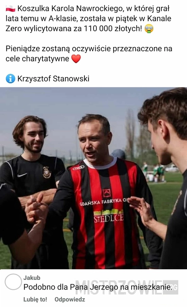 
    Koszulka Nawrockiego