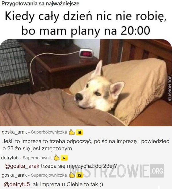 
    
			Przygotowania są najważniejsze					