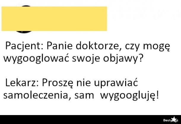 
    Googlowanie objawów 