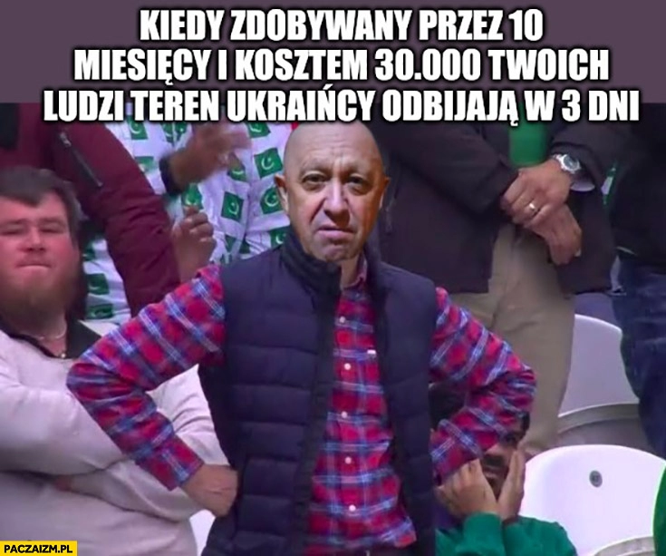 
    Kiedy Bachmut zdobywany przez 10 miesięcy kosztem 30 tysiecy żołnierzy teren Ukraińcy odbijają w 3 dni