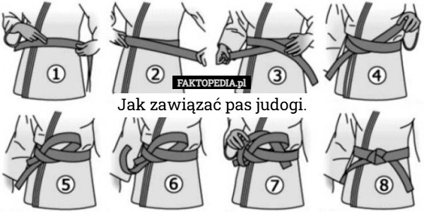 
    Jak zawiązać pas judogi.