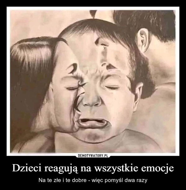 
    Dzieci reagują na wszystkie emocje