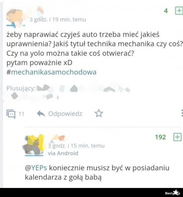 
    Uprawnienia na mechanika 