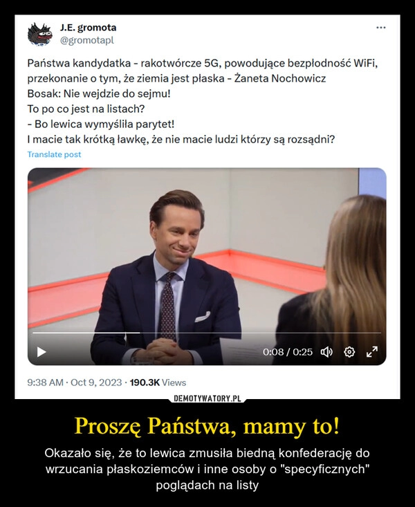 
    Proszę Państwa, mamy to!