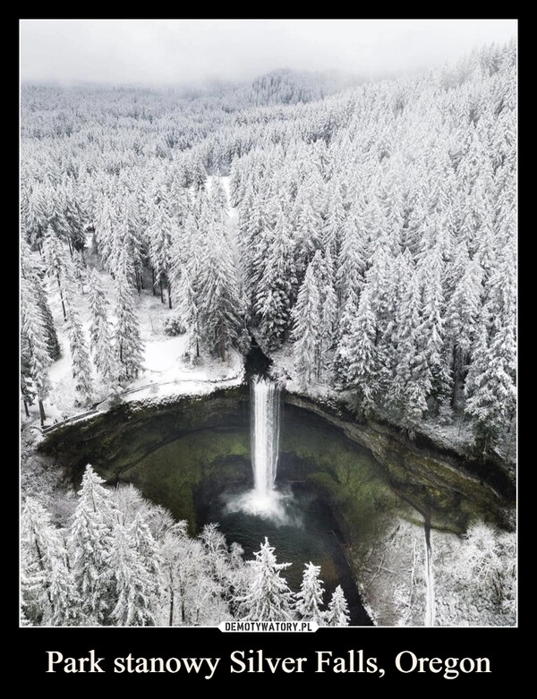 
    Park stanowy Silver Falls, Oregon