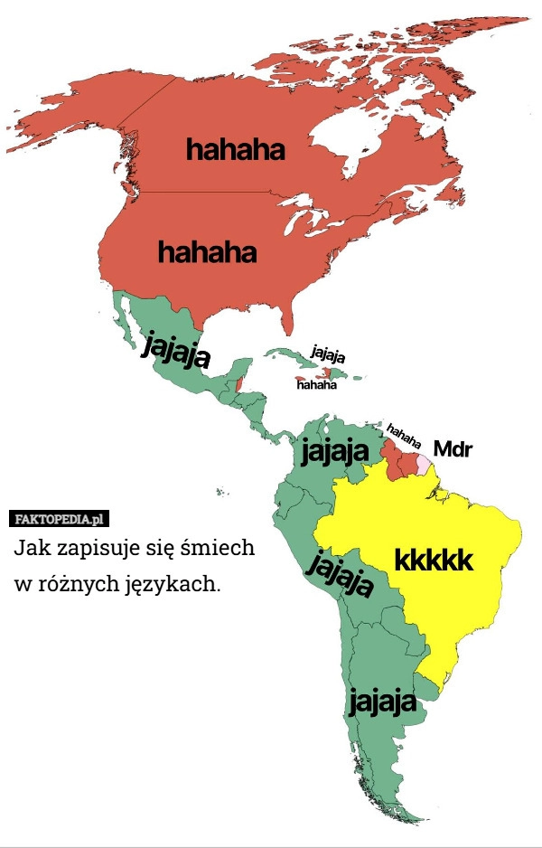 
    Jak zapisuje się śmiech
w różnych językach.