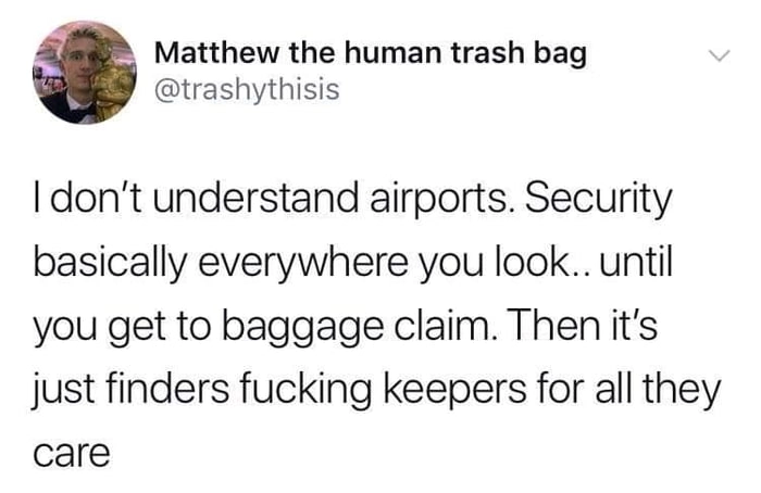 
    The final boss of airport security