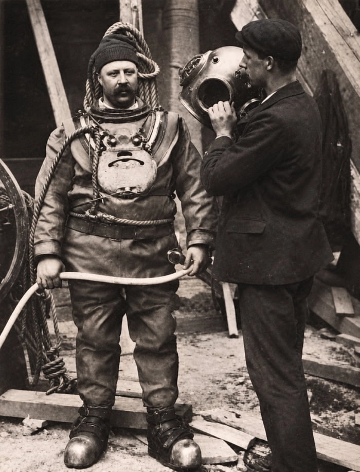 Between 1906 and 1911, William Walker worked beneath Winchester Cathedral in flooded, pitch-black trenches, wearing a diving suit weighing 91 kilos. He spent six hours a day laying 25,800 bags of concrete by hand to save the foundation from sinking