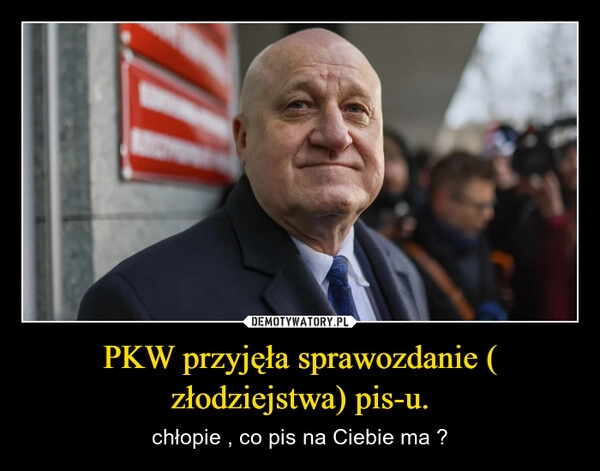 
    PKW przyjęła sprawozdanie ( złodziejstwa) pis-u.