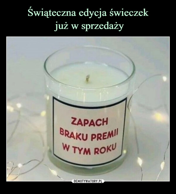 
    Świąteczna edycja świeczek
 już w sprzedaży