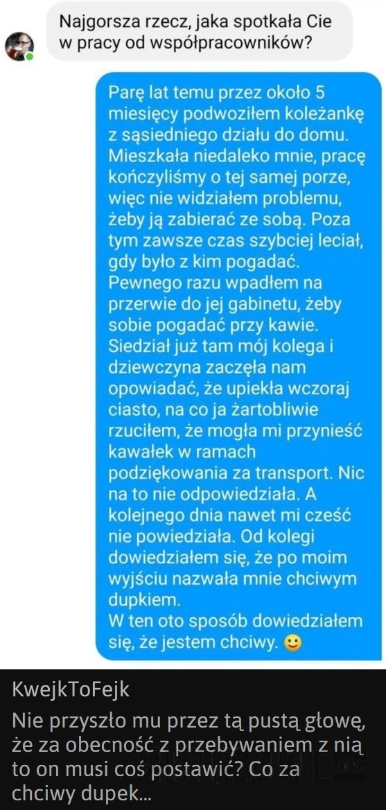 
    Koleżanka z pracy