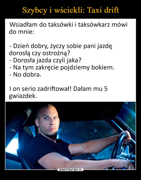 
    Szybcy i wściekli: Taxi drift