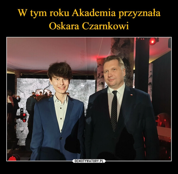 
    W tym roku Akademia przyznała Oskara Czarnkowi