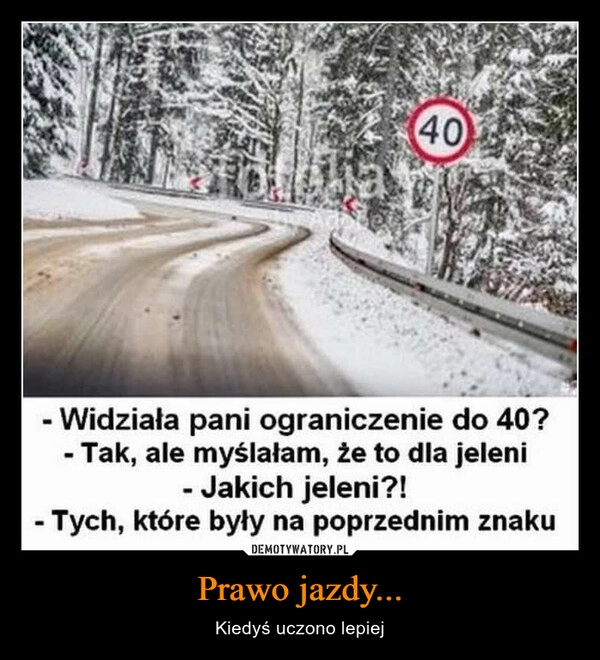 
    Prawo jazdy...