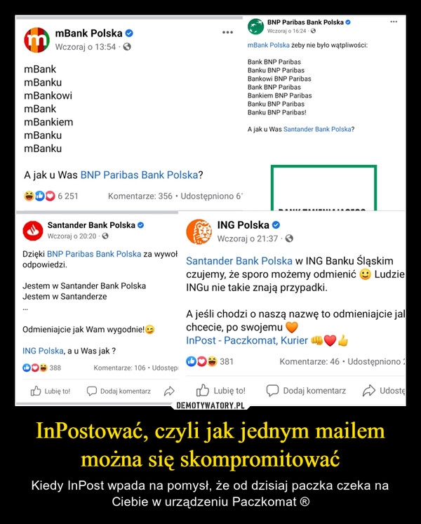 
    InPostować, czyli jak jednym mailem można się skompromitować