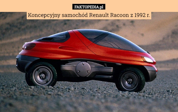 
    Koncepcyjny samochód Renault Racoon z 1992 r.