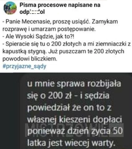 
    Są i takie sądy