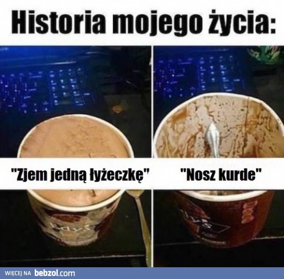 
    Lody można jeść litrami