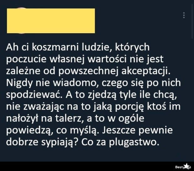 
    Ach, ci koszmarni ludzie 