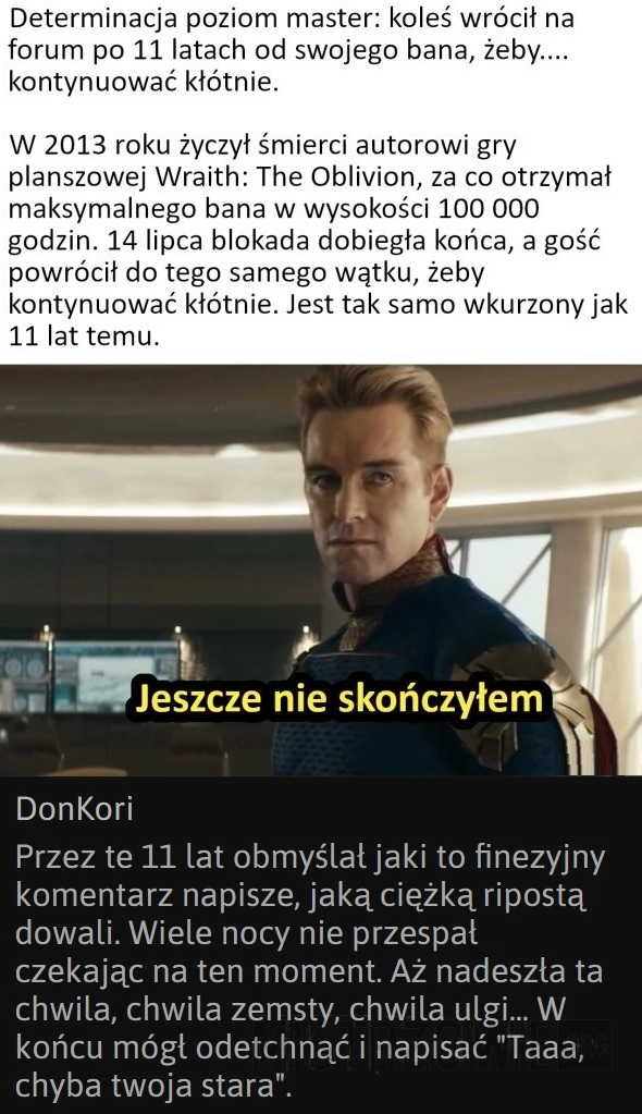 
    Zdeterminowany gość