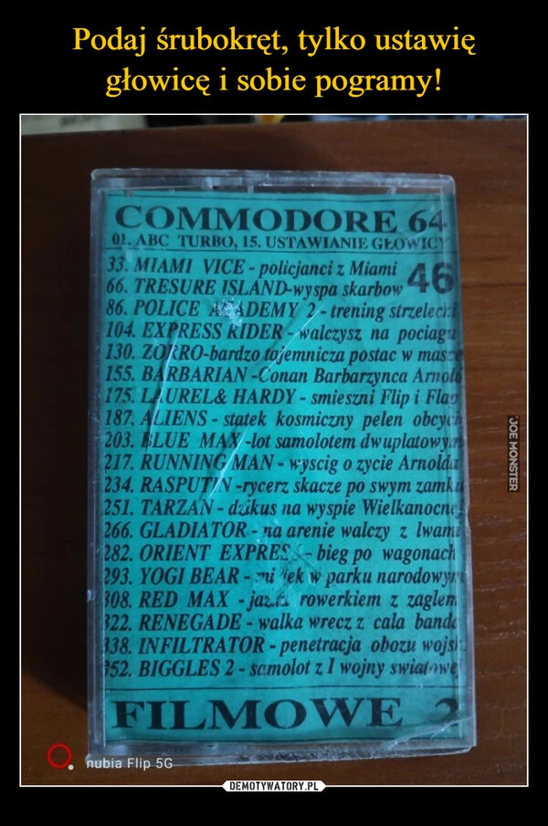 
    Podaj śrubokręt, tylko ustawię głowicę i sobie pogramy!