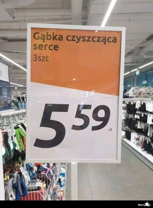 
    Gąbka czyszcząca serce 