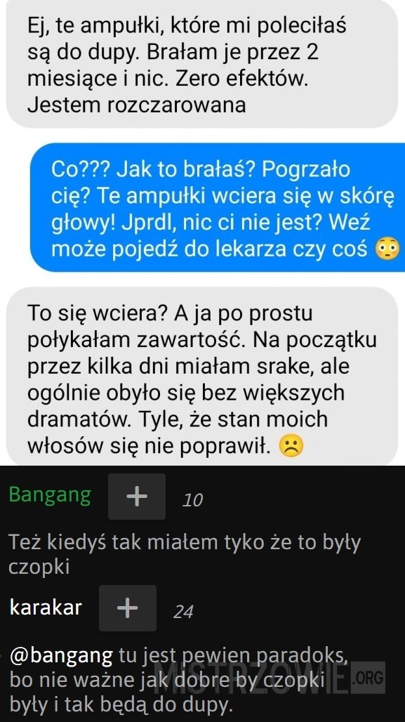 
    Ampułki z polecenia