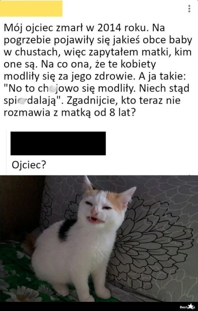 
    Kto teraz nie rozmawia z matką? 