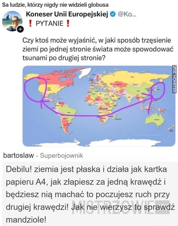 
    Sa ludzie, którzy nigdy nie widzieli globusa
