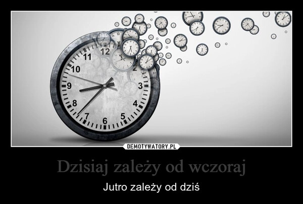 
    Dzisiaj zależy od wczoraj