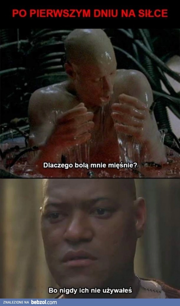 
    Pierwszy dzień na siłowni