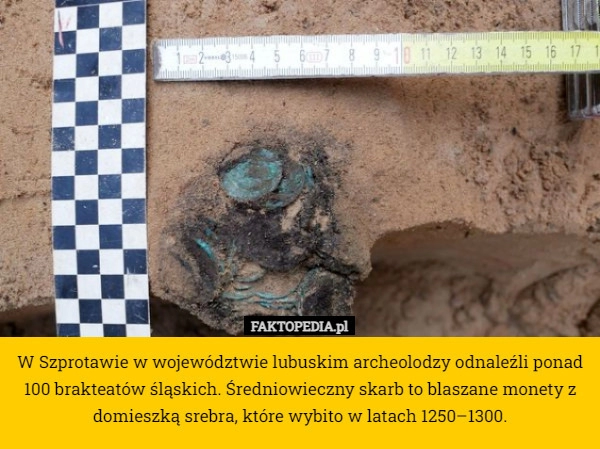 
    W Szprotawie w województwie lubuskim archeolodzy odnaleźli ponad 100 brakteatów