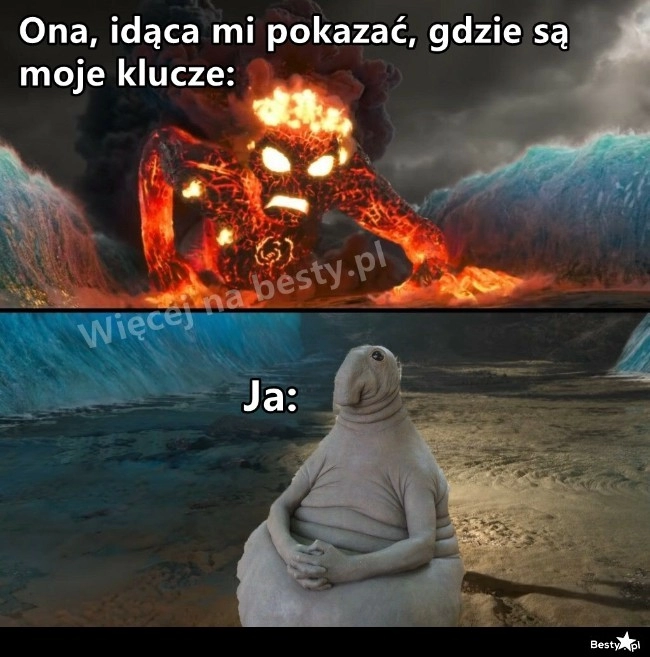 
    No i się rozzłościła 