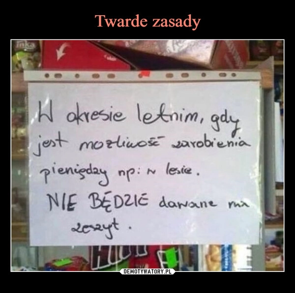 
    Twarde zasady