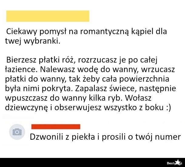 
    Romantyczna kąpiel 