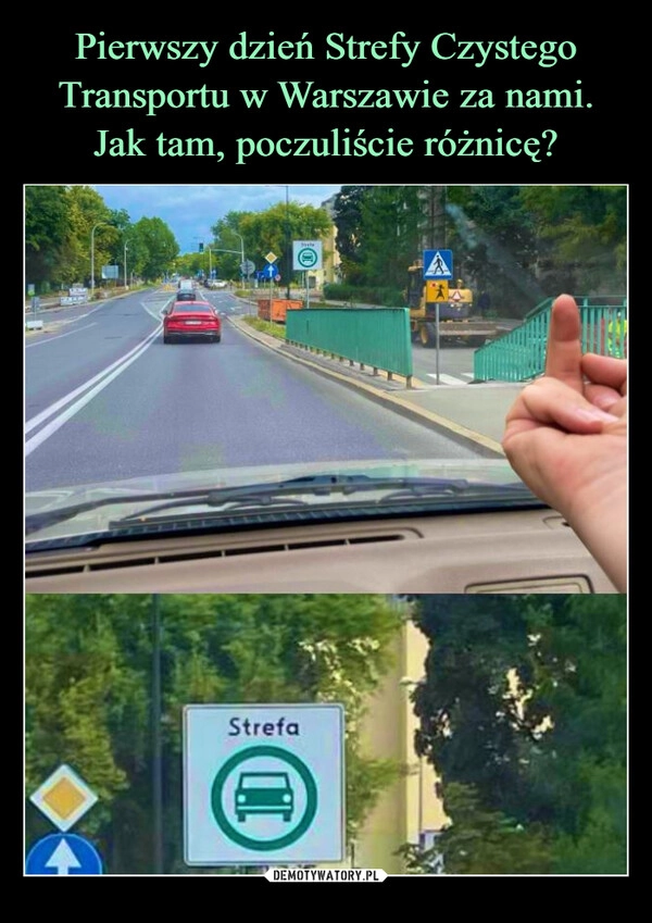 
    Pierwszy dzień Strefy Czystego Transportu w Warszawie za nami. Jak tam, poczuliście różnicę?