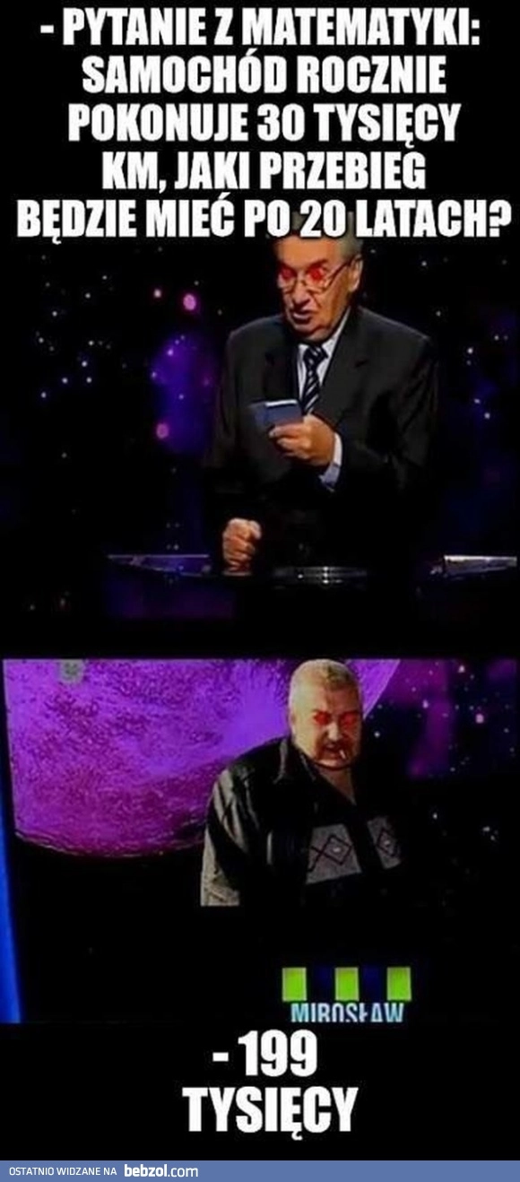 
    Pytanie z matematyki