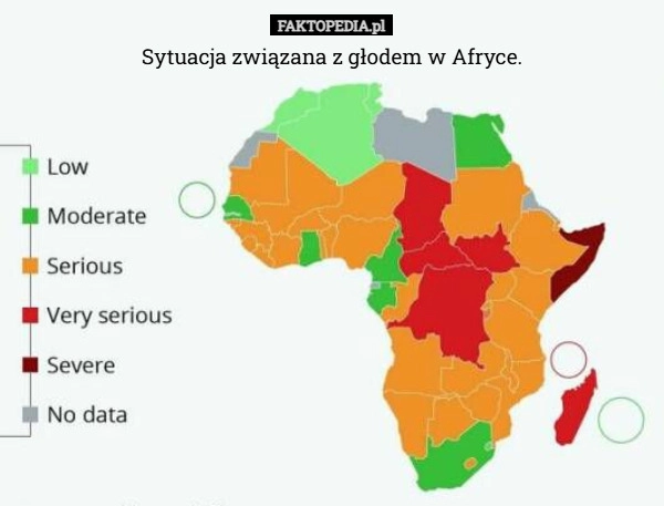 
    Sytuacja związana z głodem w Afryce.