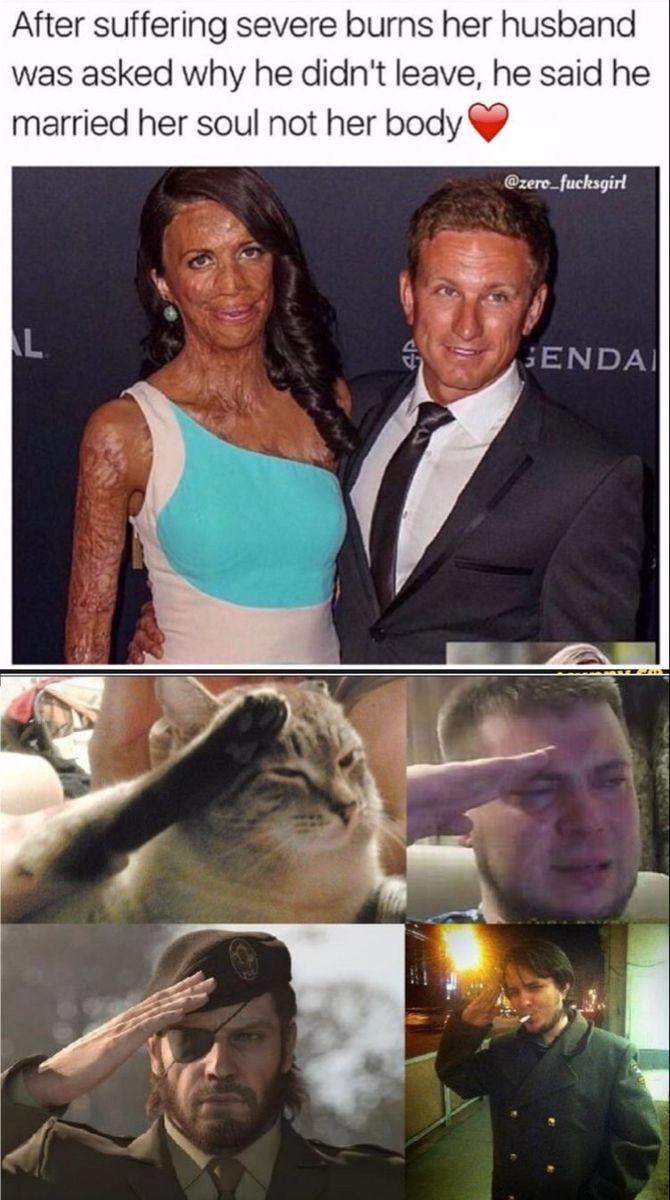 
    Saluting true love