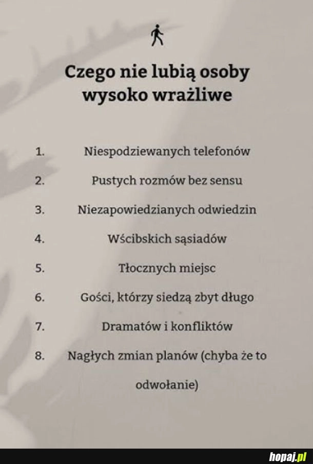 
    Czego nie lubią osoby wysoko wrażliwe