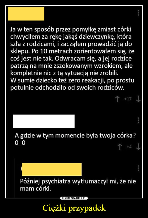 
    Ciężki przypadek